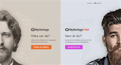 Desktop Screenshot of myheritage.se