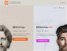 Tablet Screenshot of myheritage.se