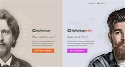 Desktop Screenshot of myheritage.de