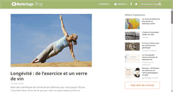 Desktop Screenshot of blog.myheritage.fr