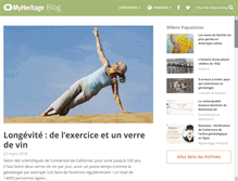 Tablet Screenshot of blog.myheritage.fr